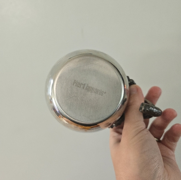 Pier 1 Imports Hammered Metal African Elephant Mug Cup - Picture 6 of 9